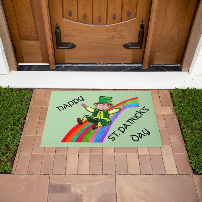 DER REGENBOGEN DES KOBOLDS  FUßMATTE (Außenbereich)