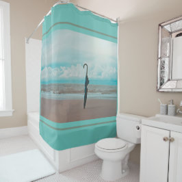 Der Regenschirm Duschvorhang