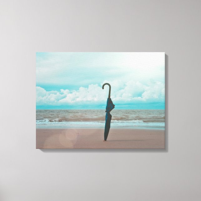 Der Regenschirm Leinwanddruck (Vorderseite)