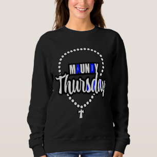 Der reichhaltige Donnerstag Glückstag zum christli Sweatshirt