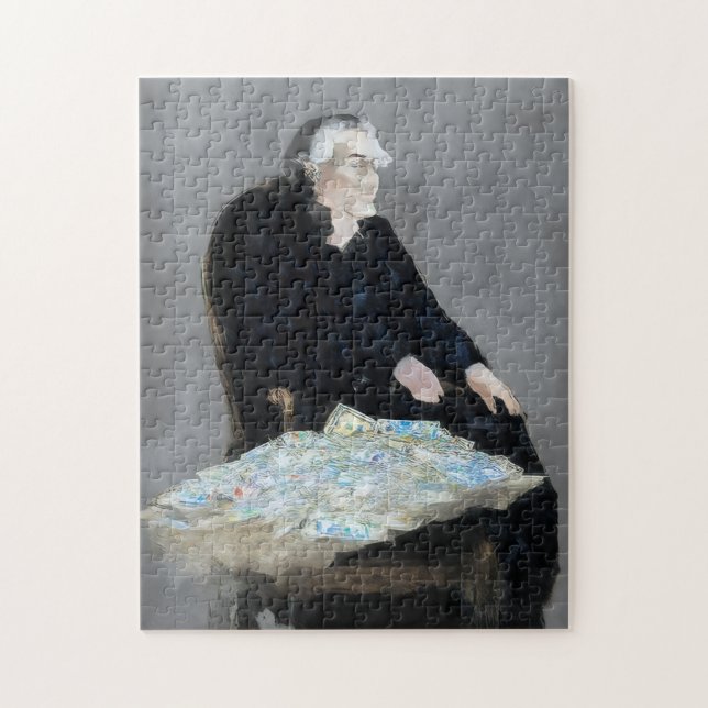 Der Reichtum des Reflektionspuzzles (Vertikal)