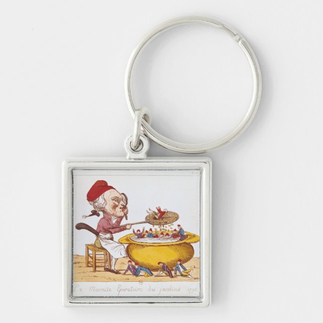 Der Reinigungs-Topf des Jacobins, 1793 Schlüsselanhänger (Vorne)