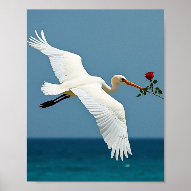 Der reisende Vogel Poster (Vorne)