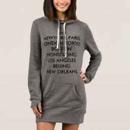 Der ReisenderHoodie durch Basri und Avon Kleid