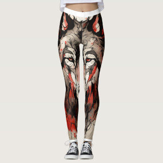 Der Reiz des Bloody Fox-Logos auf Leggings