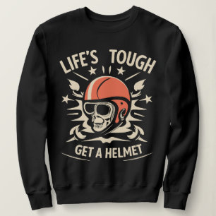 Der Reiz des Lebens erhält Helm Sweatshirt