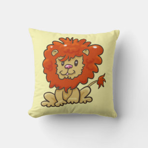 Der reizende Cartoon Lion Kissen