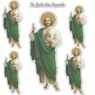 Der religiöse hl. Jude der Apostel Jesu Aufkleber