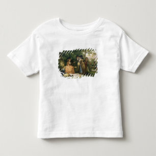 Der Repast des Anglers (Öl auf Leinwand) Kleinkind T-shirt