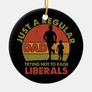 Der republikanische Vater versucht nur regelmäßi Keramik Ornament