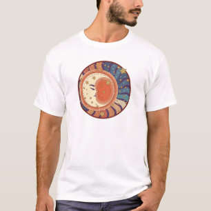 Der Retro Mond T-Shirt