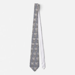 Der Retro Vatertag/beststes Vater-Krawatten-Blau Krawatte