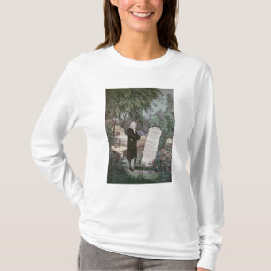 Der Rev. John Wesley, der das Grab seiner Mutter T-Shirt