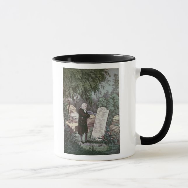 Der Rev. John Wesley, der das Grab seiner Mutter Tasse (Rechts)