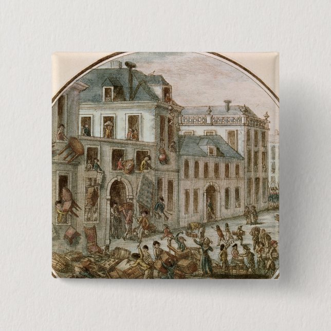 Der Reveillon Aufstand vom April 1789 Button (Vorderseite)