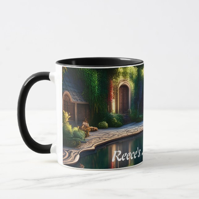 Der rezensierende Tee ist Personalisiert anpassbar Tasse (Links)
