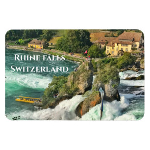 Der Rhein fällt in der Schweiz Magnet