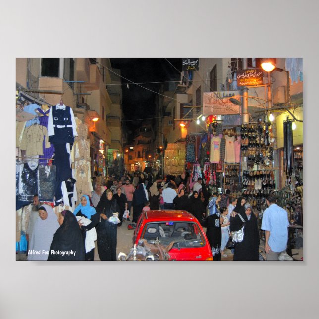 Der Rhythmus des Luxor-Marktes Poster (Vorne)