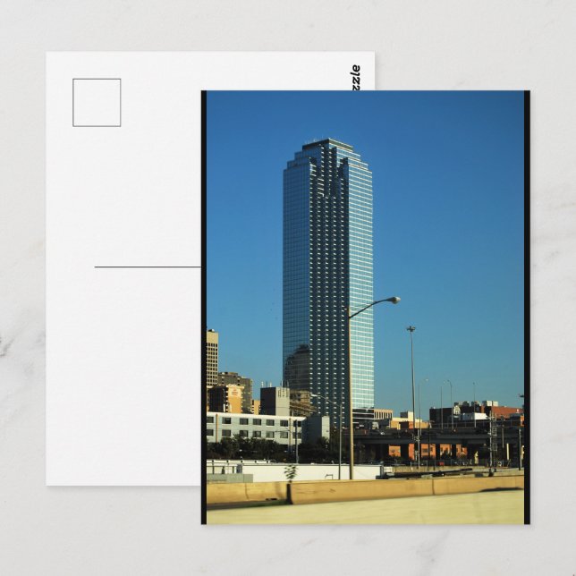 Der Riese von Dallas Postkarte (Vorne/Hinten)