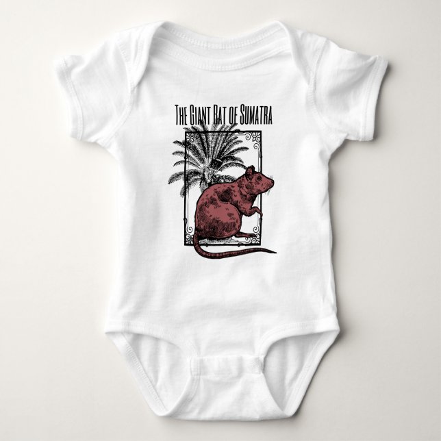 Der Riesenrat von Sumatra Holmesian Sherlock Holme Baby Strampler (Vorderseite)