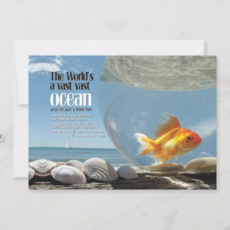 der riesige Ozean der Welt | Mini-Druck