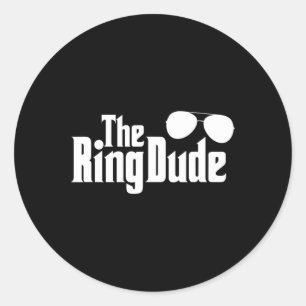 Der Ring Typ Bowtie Ring Träger Hochzeitsgrössen Runder Aufkleber