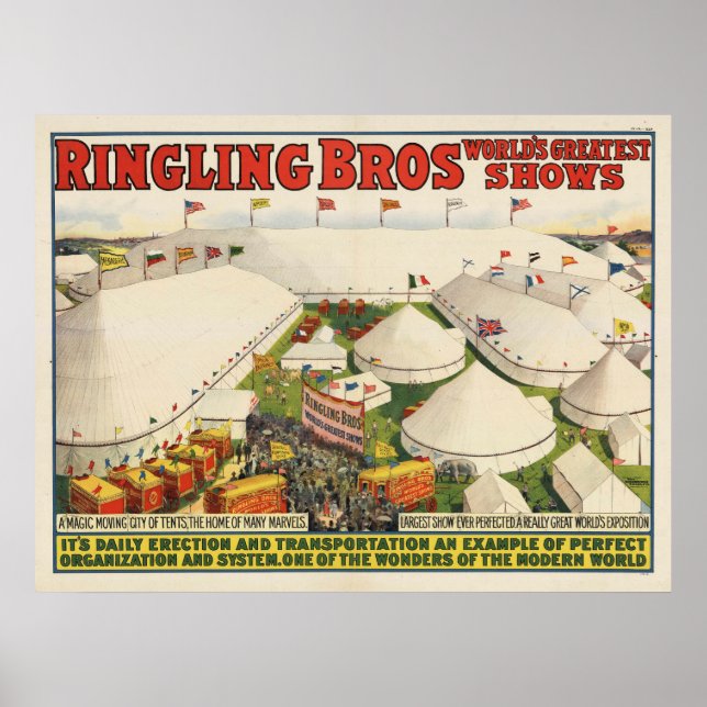 Der Ringling Bros. Zirkus Poster (Vorne)