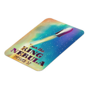Der Ringnebel (Messier 57) Weltraum-Reiseposter. Magnet