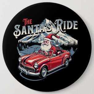 der Ritt des Weihnachtsmanns. Button