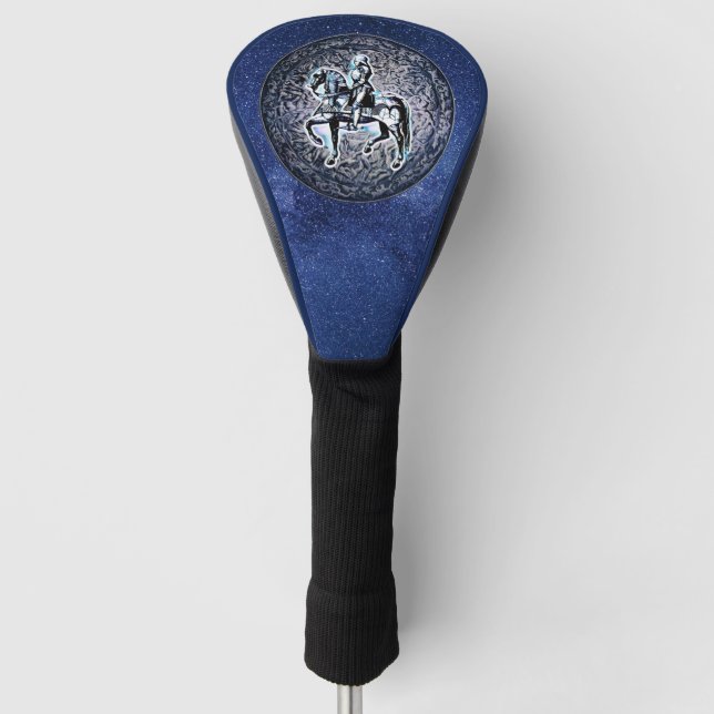 Der Ritter des Mittelalters  Golf Headcover (Vorderseite)