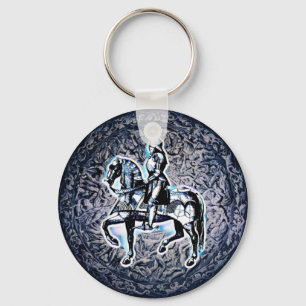Der Ritter des Mittelalters Schlüsselanhänger