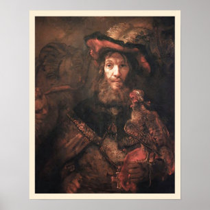 Der Ritter mit dem Falcon/St. Bavo Poster