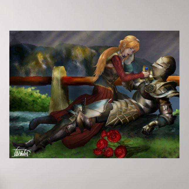 Der Ritter und die Prinzessin Poster (Vorne)