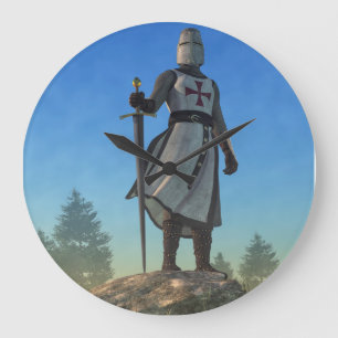 Der Rittertempel Große Wanduhr