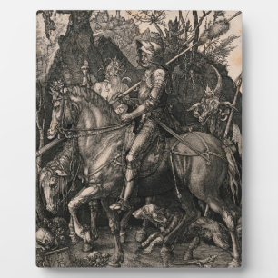 Der Rittertod und der Teufel Albrecht Durer Fotoplatte