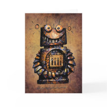 Der Roboter-alles Gute zum Geburtstag des