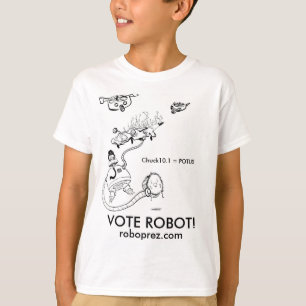Der Roboter-Präsident T-Shirt der Kinder