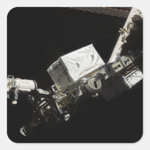 Der Roboterarm des Remote Manipulators System Quadratischer Aufkleber
