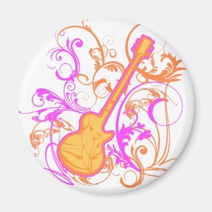 Der Rock-Gitarren-Schmutz KRW-Mädchens Magnet