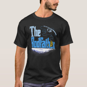 Der Rodfather Angeln Für Fischer T-Shirt