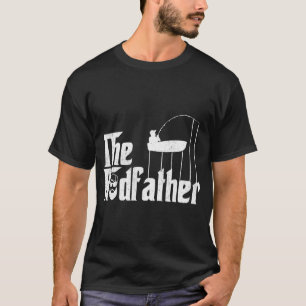 Der Rodfather Lustige Fisch- und Anglergeschenke F T-Shirt