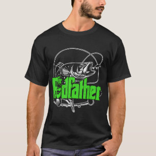 Der Rodfather Lustige Fisch- und Anglergeschenke F T-Shirt