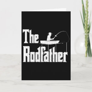 Der Rodfather Lustiges Angel-Vater-Geschenk  Karte
