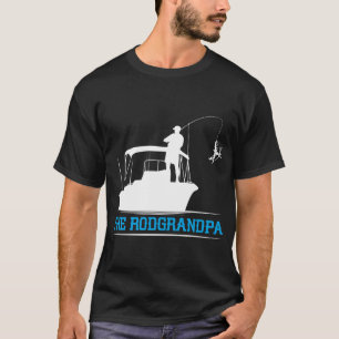 Der Rodgrandpa Lustiges Fischen T-Shirt