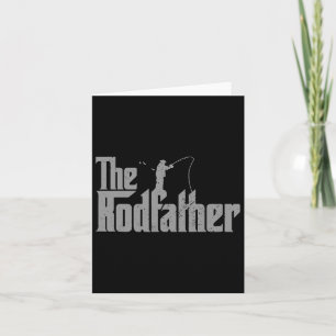 Der Rodvater Funny Fishing Lover Rod Fish Vater Fi Karte