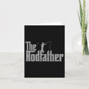 Der Rodvater Funny Fishing Lover Rod Fish Vater Fi Karte