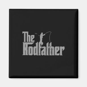Der Rodvater Funny Fishing Lover Rod Fish Vater Fi Magnet