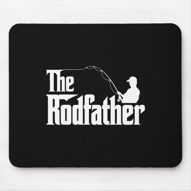 Der Rodvater Funny Fishing Vater Spaß Mousepad (Vorne)
