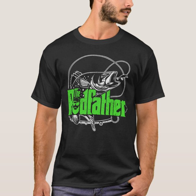 Der Rodvater Funny und die Fischer geben dem Fisch T-Shirt (Vorderseite)