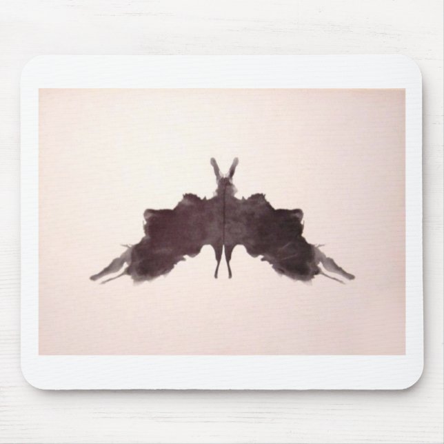 Der Rorschach-Test Klecksografien Tafel 5 Flederma Mousepad (Vorne)
